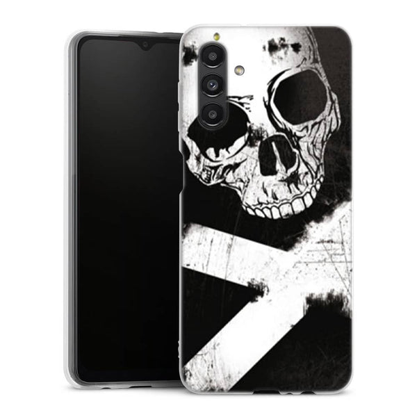 Coque Samsung A04S Tête de Mort Pirate